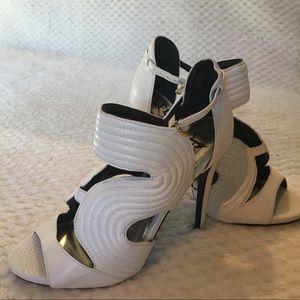 Women’s white heels